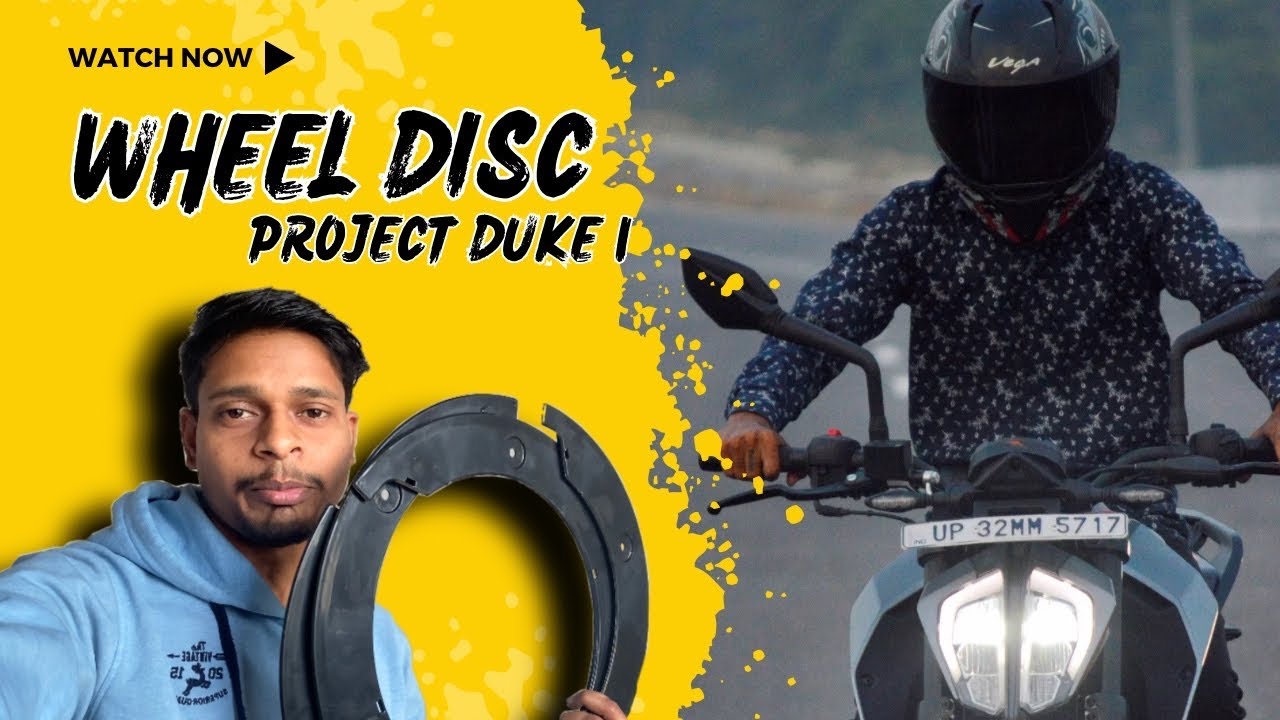 Pro Disc Wheel Cover Installation In Duke 250| Project duke (1) | The Introvert Rider