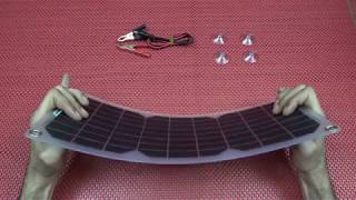 Workstar 18 Volt 10 Watt Monokristal Yarı Esnek Güneş Paneli ( Semi Flexible Solar Panel ) Workstar 18 Volt 10 Watt Monokristal Yarı Esnek Güneş Paneli ( Semi Flexible Solar Panel )