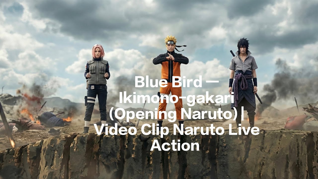 Blue Bird — Ikimono-gakari (Opening Naruto) | Video Clip Naruto Live Action 