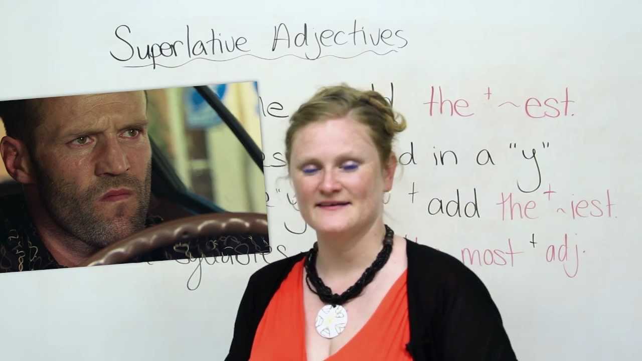 English Grammar - Superlative Adjectives - biggest, best, most beautiful, etc.