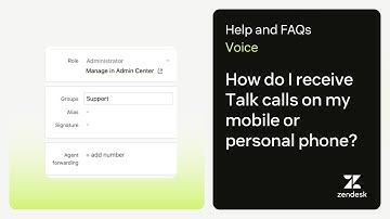 How do I receive Talk calls on my mobile or personal phone?