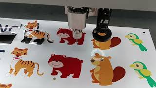 Oscillating Knife Cutting Machine | Cutting Sticker & Soft Materials | Precise Digital Cutting Test screenshot 1