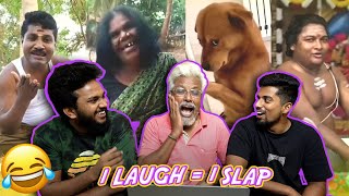 If I Laugh I Slap Challenge with DAD 😂🔥
