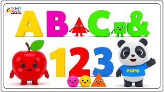 Preschool Learning activities for 3 year olds at home | Learn ABC Phonics Shapes Numbers Colors 🌈 screenshot 5