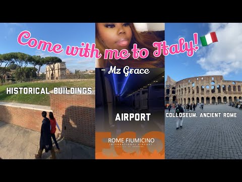 italy travel Vlog: travel with me to Rome, colosseum & Frosinone