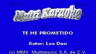 Video thumbnail of "Te He Prometido"