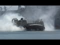 大迫力!! エアークッション型揚陸艇　LCAC デモンストレーション　１回目　米海軍佐世保基地　フリートフレンドシップデー2024　U.S. Fleet Activities Sasebo