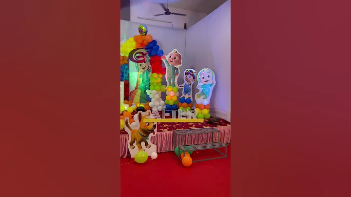 Cocomelen Theme Decoration #guruartevents #cocomelon #1stbirthday