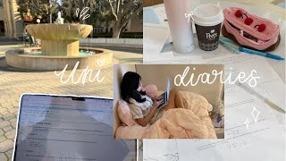 uni vlog 💻 ~ productive days, what i eat, a week of winter quarter