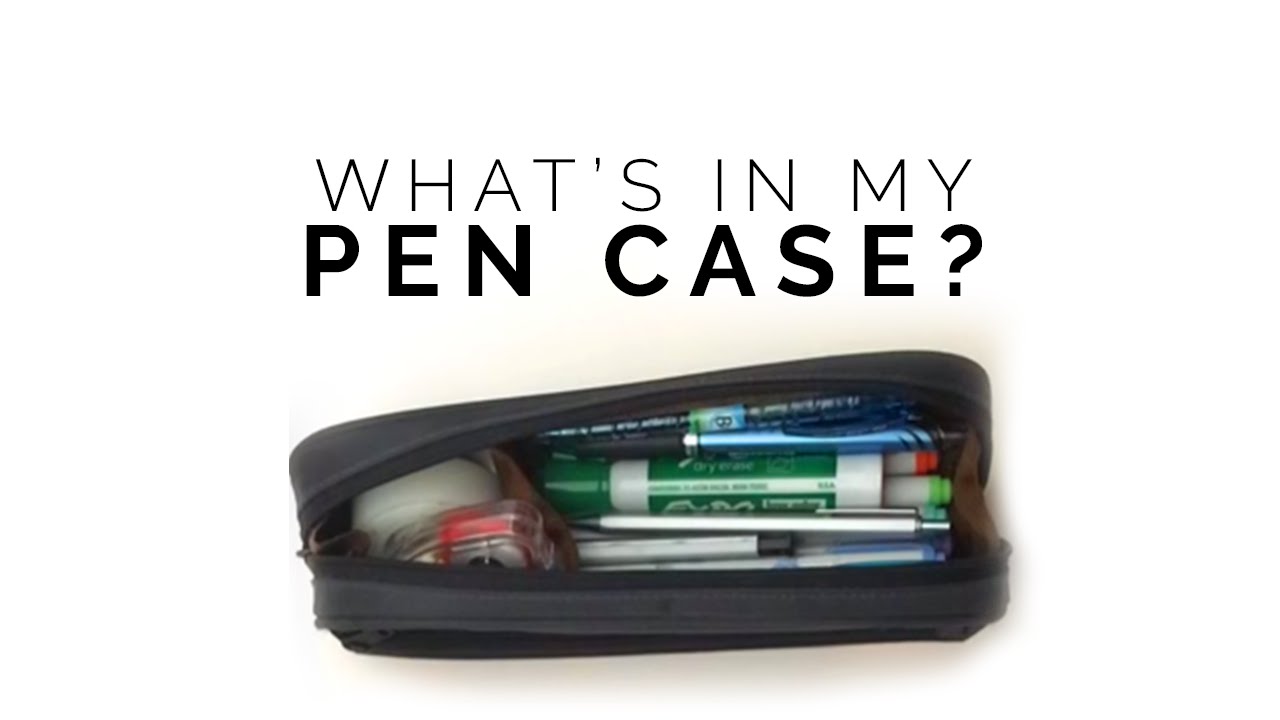 what's in my pen case, online school edition 🍏 my essentials for