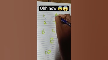 Drawing A Checkered Path With Numbers 1 To 10 | Trick Art #shorts​ #drawing​ #art​ #puzzle​ #maths​