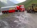 Джамбовоз на Крестовом перевале, Грузия / Glass inloader at the Cross Pass, Georgia