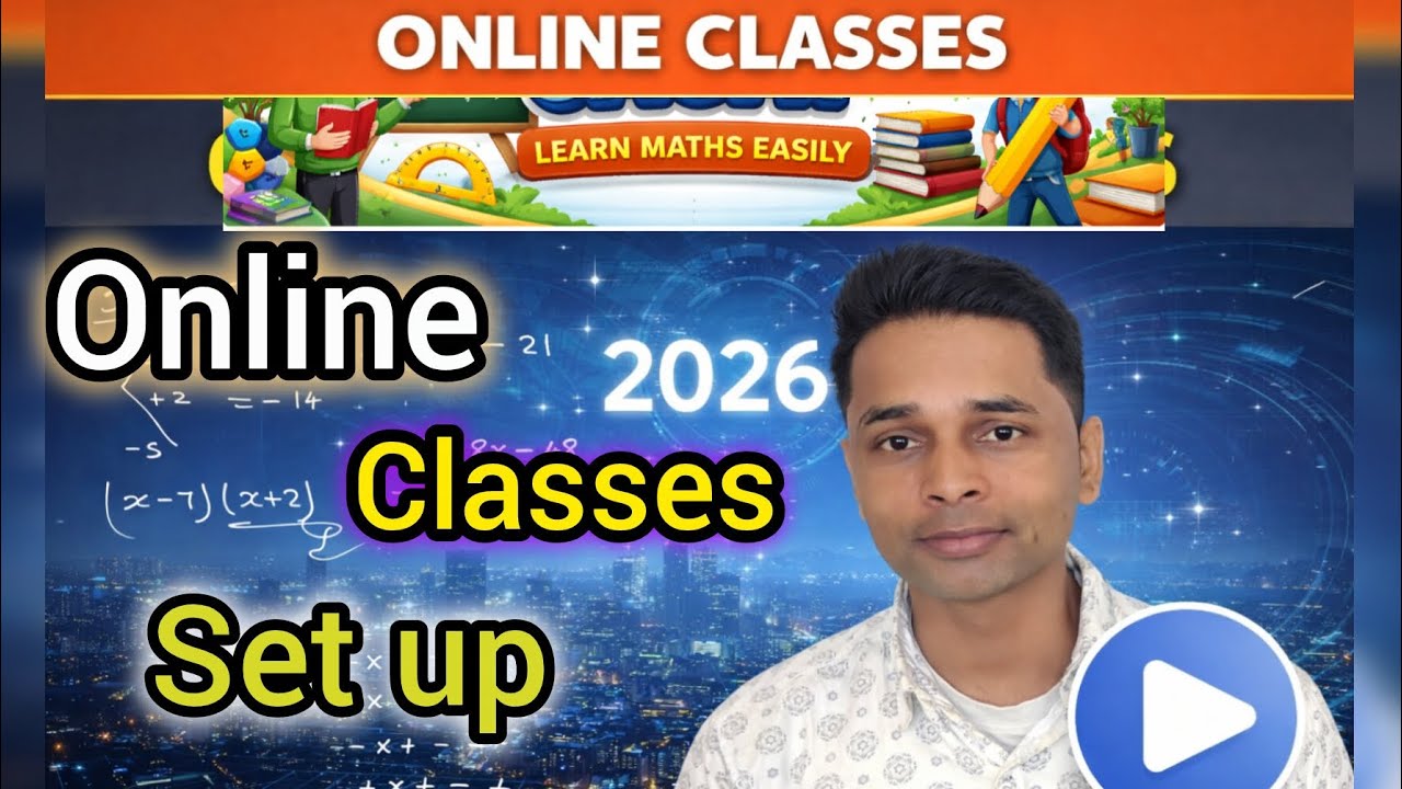  Online Classes Setup vlog |  (2026)| Education | Maths Jagat 2026