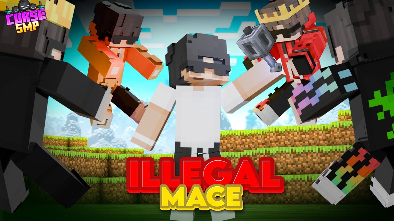 How i Obtained This ILLEGAL MACE in This Minecraft SMP - YouTube