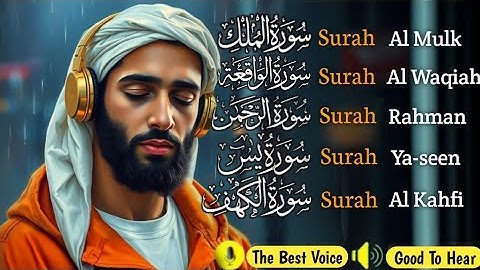 تلاوة خاشعة لسور الكهف، يس، الرحمن، الواقعة، والملك الشيخ ماهر المعيقلي لتيسير الامور وراح Alaa Aqel