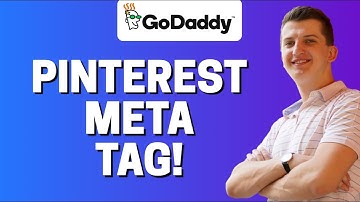 How To Add Pinterest Meta Tag In GoDaddy