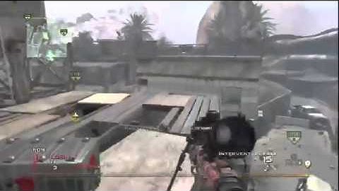 Insane MW2 Trickshot @Favela