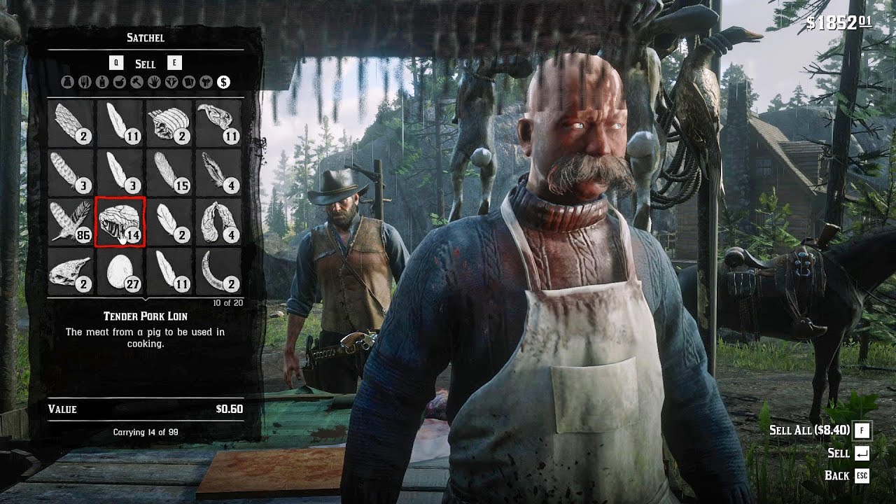 The butcher should really learn some manners RDR2 YouTube