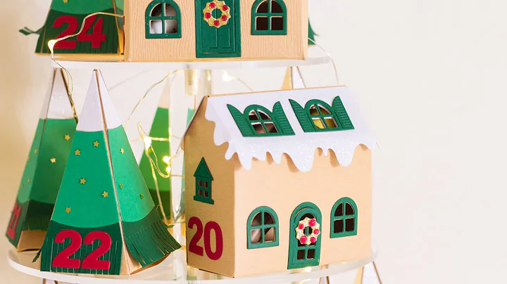 How to make a DIY Christmas Village Advent Calendar