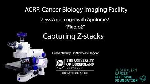 5. Zeiss AxioImager with Apotome Training - 