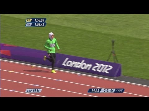 Sarah Attar Makes Olympic History For Saudi Arabia - London 2012 Olympics