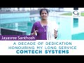 A decade of dedication honoring my long service comtech systems jayasree