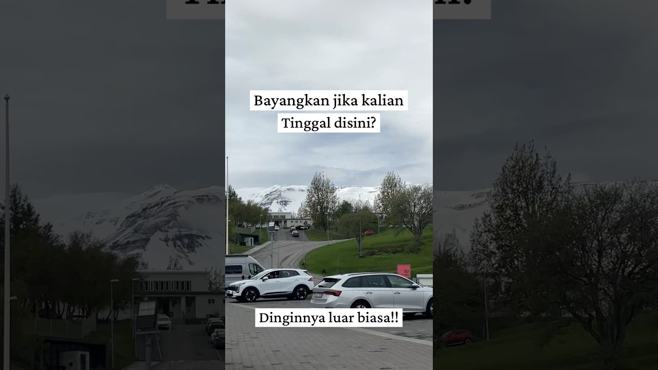 Ada yang mau tinggal disini? Akureyri Iceland #travel #cruise