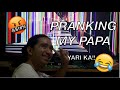 Broken tv screen prank kay papa hahahaha