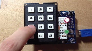 Arduino: Keypad code lock
