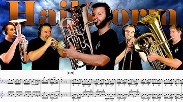 W.Rimmer "Hailstorm" EUPHONIUM SOLO with SUPER FAST TRIPLE TONGUE at 126bpm!!!