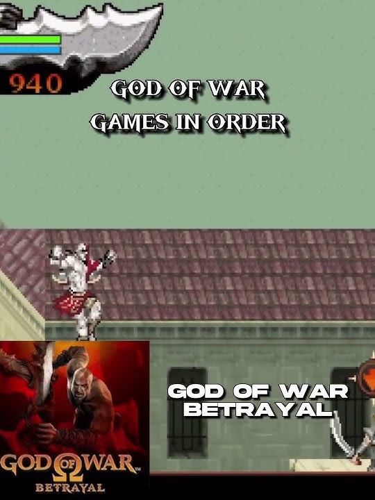 All God Of War games in order
