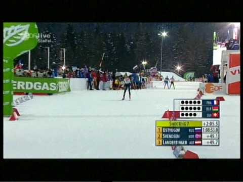 Biathlon Staffel der Mnner in Ruhpolding 17.01.201...