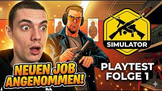 Neuen Job angenommen | Shooting Range Sim | Playtest #1