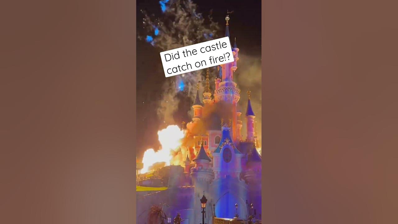 Disney Castle on fire!? YouTube