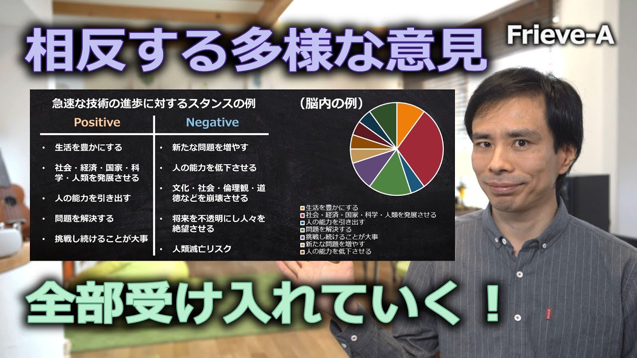 多数の相反する意見を同居させるというライフハック - YouTube