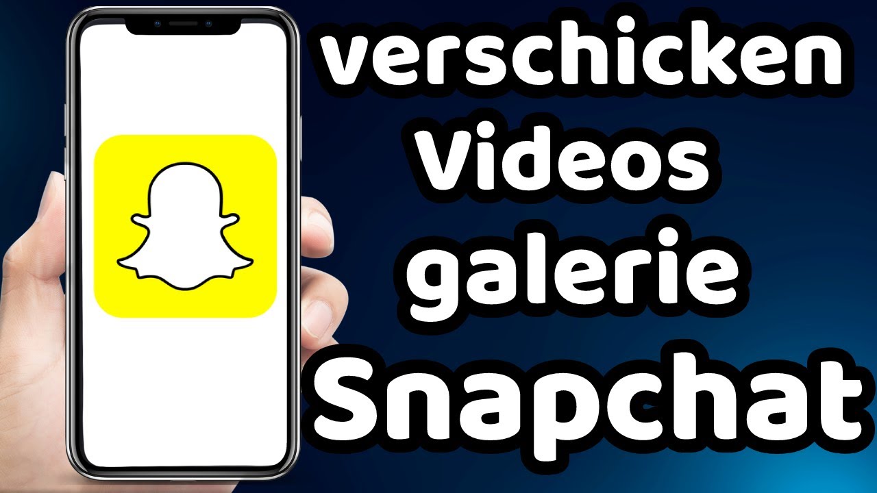 Bei Snapchat Video Machen Ohne Gedrückt Halten wie kann man bei Snapchat Videos aus der Galerie Verschicken - YouTube