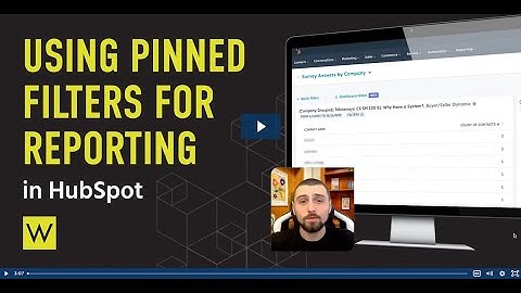 Using Custom Filters on HubSpot Dashboards | HubSpot How-To
