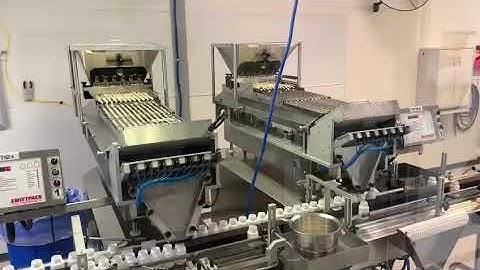 SWIFT PACK 12 LANE ELECTRONIC TABLET/CAPSULE COUNTERS WITH CONVEYOR