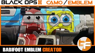 Black Ops 3 PaintShop Tutorial #009 - Sponge Bob &Patrick #Babifoot