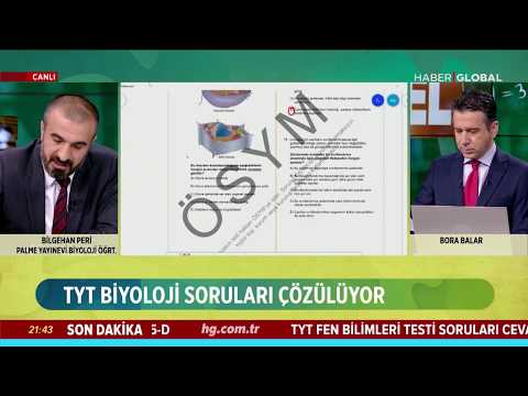 2020 YKS sınavı TYT Fen Bilimleri Biyoloji Soru Kitapçığı ve Cevap Anahtarı Detaylı Çözümleri