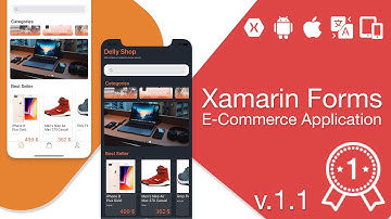 DellyShop Ecommerce Application - Xamarin Forms Android / iOS (v.1.1)