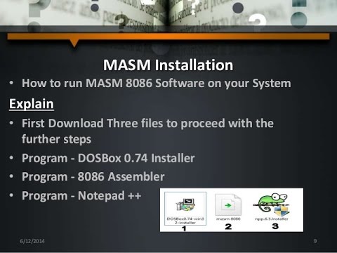 masm 8086 software