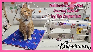 Refillable Catnip Mat Sewing Tutorial by The Empurrium