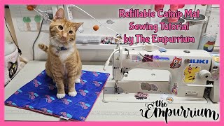 Refillable Catnip Mat Sewing Tutorial by The Empurrium