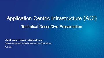 Cisco ACI Deep-dive Presentation - Introduction