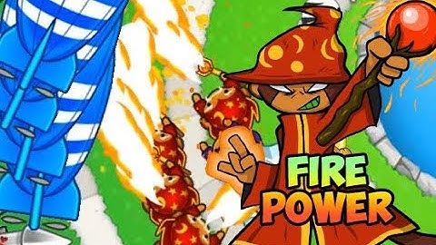 WHOA! Wizards Have So Much FIRE POWER - Bloons TD Battles