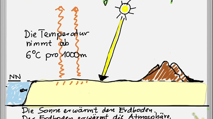 Temperaturabnahme mit der Höhe - Höhenstufen 1