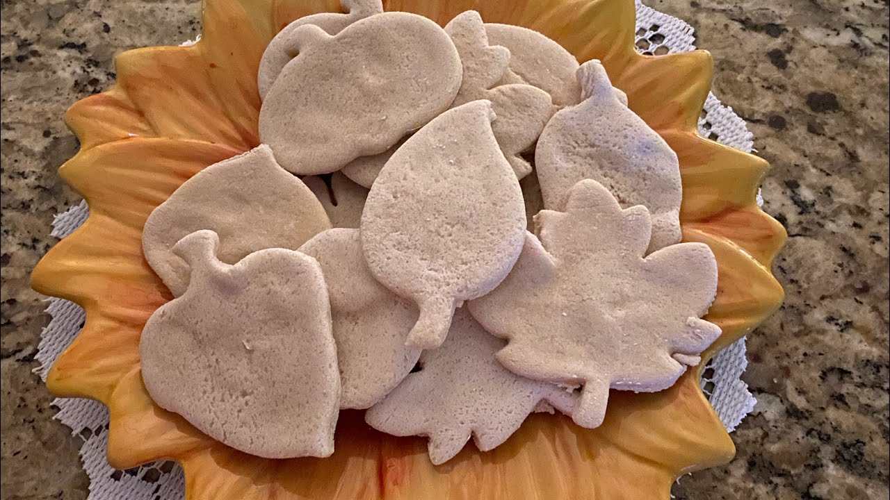 Fall faux food series Diy fall salt dough cookies YouTube