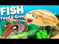 GIANT SEA TURTLE VS NEW CUTTLEFISH! | Feed And Grow Fish SURVIVAL Gameplay