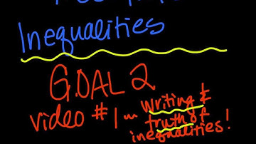 7.EE.4 - Goal 2 - Video 1 - Writing and Determining Truth for Inequalities